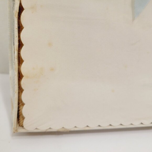 Vtg Boxed Country Core Blue Floral Water Well Stationary Telephone Address Book - Picture 3 of 9